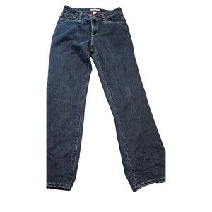 Natural Reflection Blue Dark Wash Skinny Stretch Denim Woman Jeans Size 6